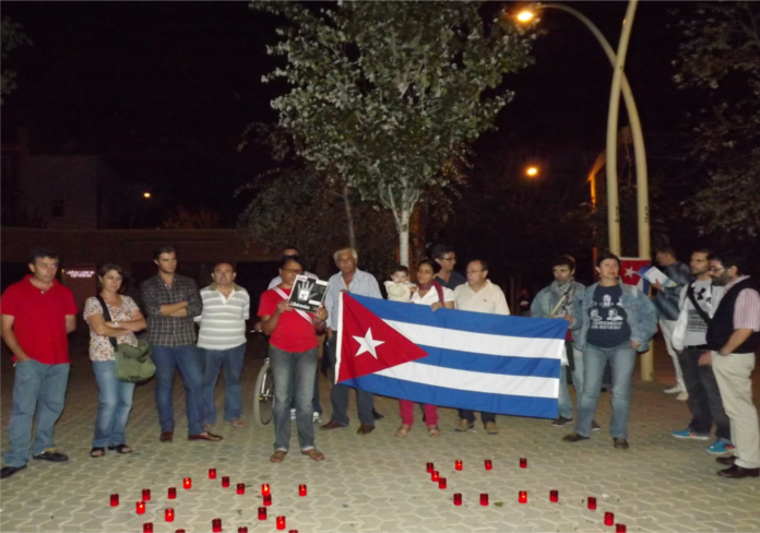 III Vigilia en La Alameda de Hércules. 5 de octubre de 2012.