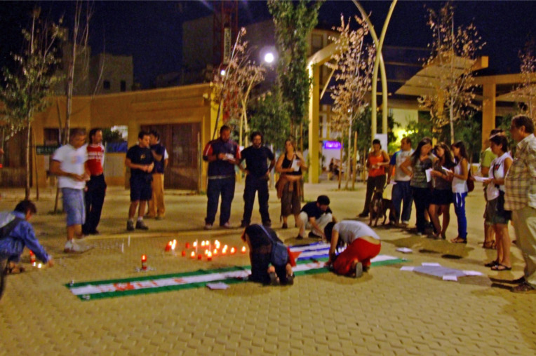 I Vigilia 12 de septiembre 2008 en la Alameda de Hércules